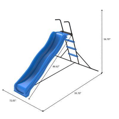 Streamdale 2.2m Freestanding Kids Slide
