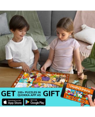 4 x 60 Pieces Puzzles for Kids Ages 4-6 -  Educational Search & Find Toy