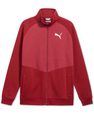 Men's Contrast Fleece Logo Jacket