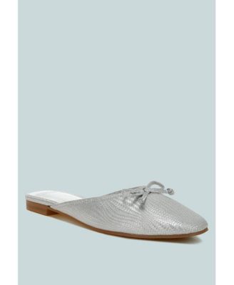 Jaylor Party Bow Slip-On Mules