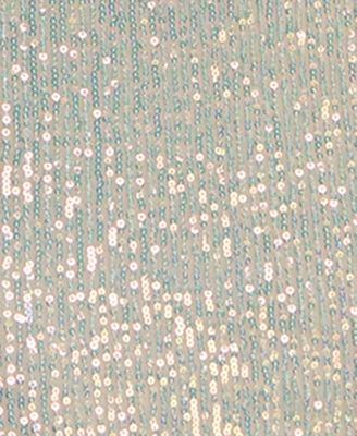 Juniors' Sequin Blouson-Sleeve Bodycon Dress