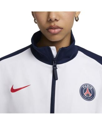 Women's White Paris Saint-Germain 2024/25 Strike Anthem Full-Zip Jacket