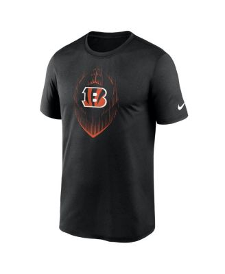 Men's Black Cincinnati Bengals Big Tall Blitz Legend Icon T-Shirt