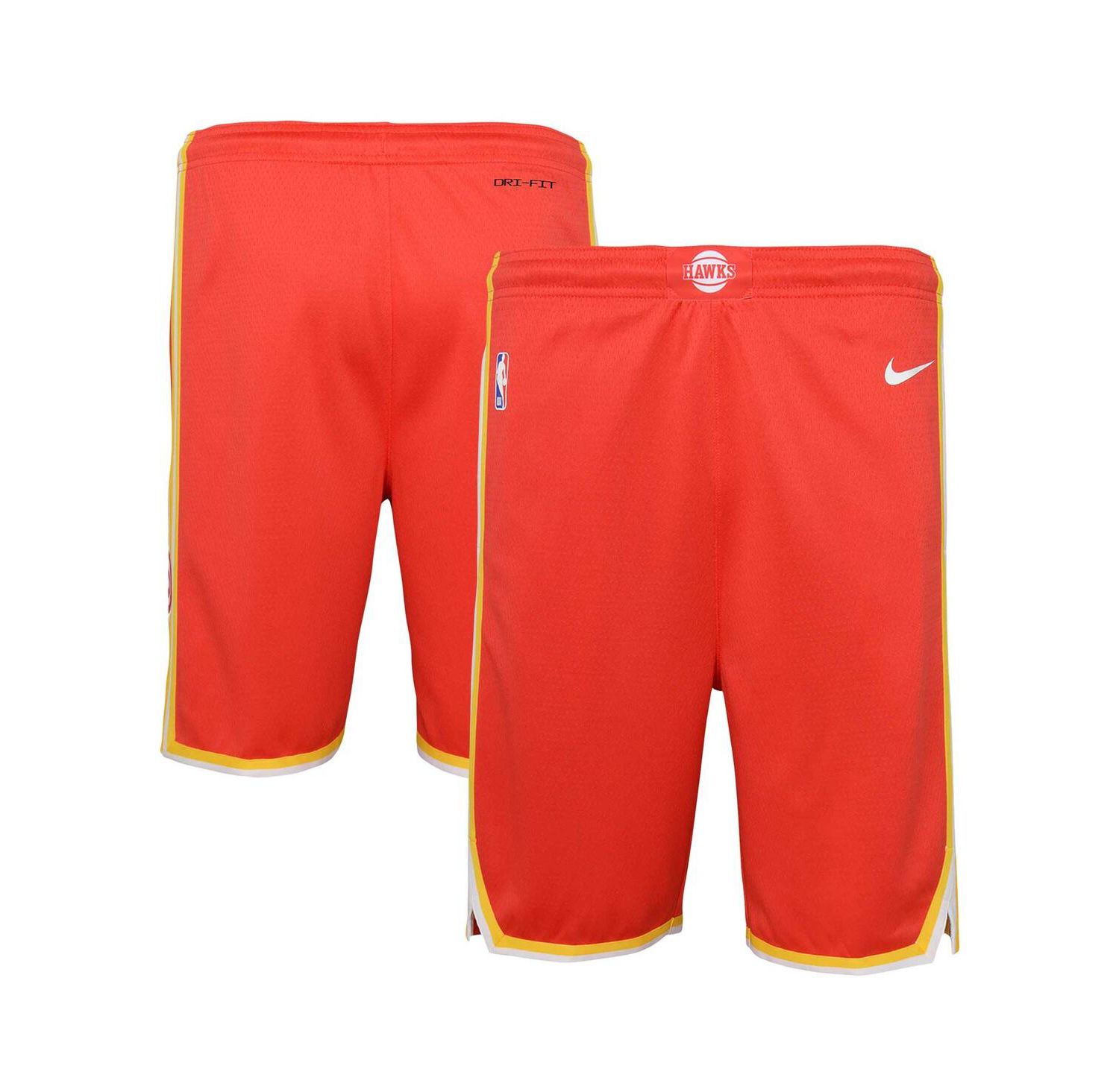 Big Boys and Girls Red Atlanta Hawks Swingman Performance Shorts – Icon Edition
