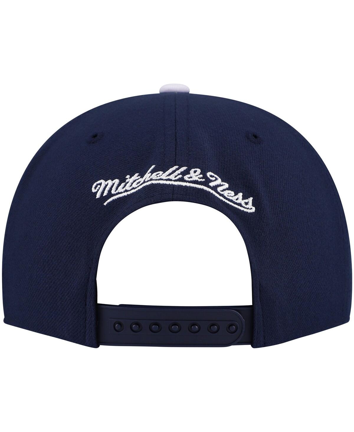 Mitchell & Ness Men'sWhite Yale Bulldogs 2-Tone 2.0 Snapback Hat - Navy, White