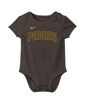 Baby Fernando Tatis Jr. Brown San Diego Padres Fuse Name Number Bodysuit