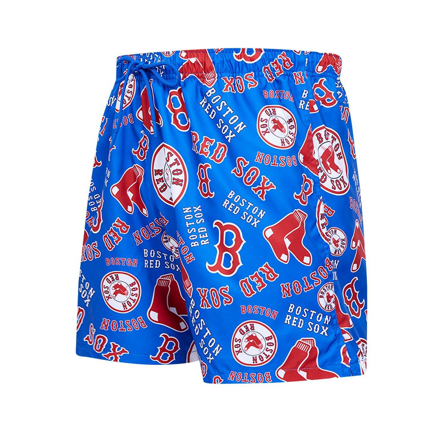 Men's Navy Boston Red Sox Toss Logo Woven Shorts