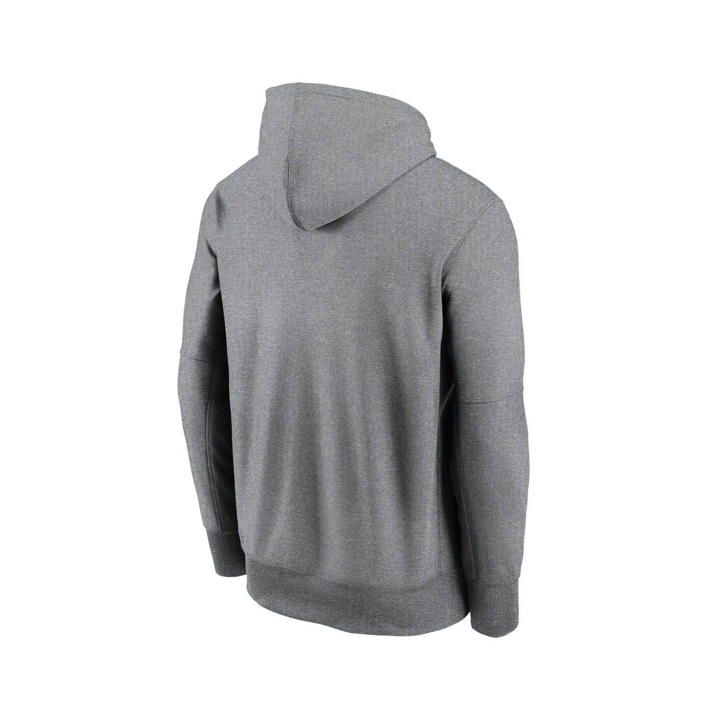 Мужское худи Nike Heather Gray Cleveland Browns Icon Performance Pullover — фото 3