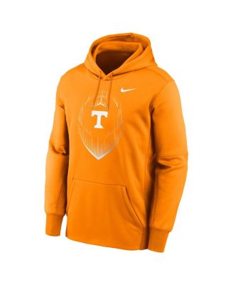 Men's Tennessee Orange Tennessee Volunteers Football Icon Performance Fleece Pullover Hoodie
