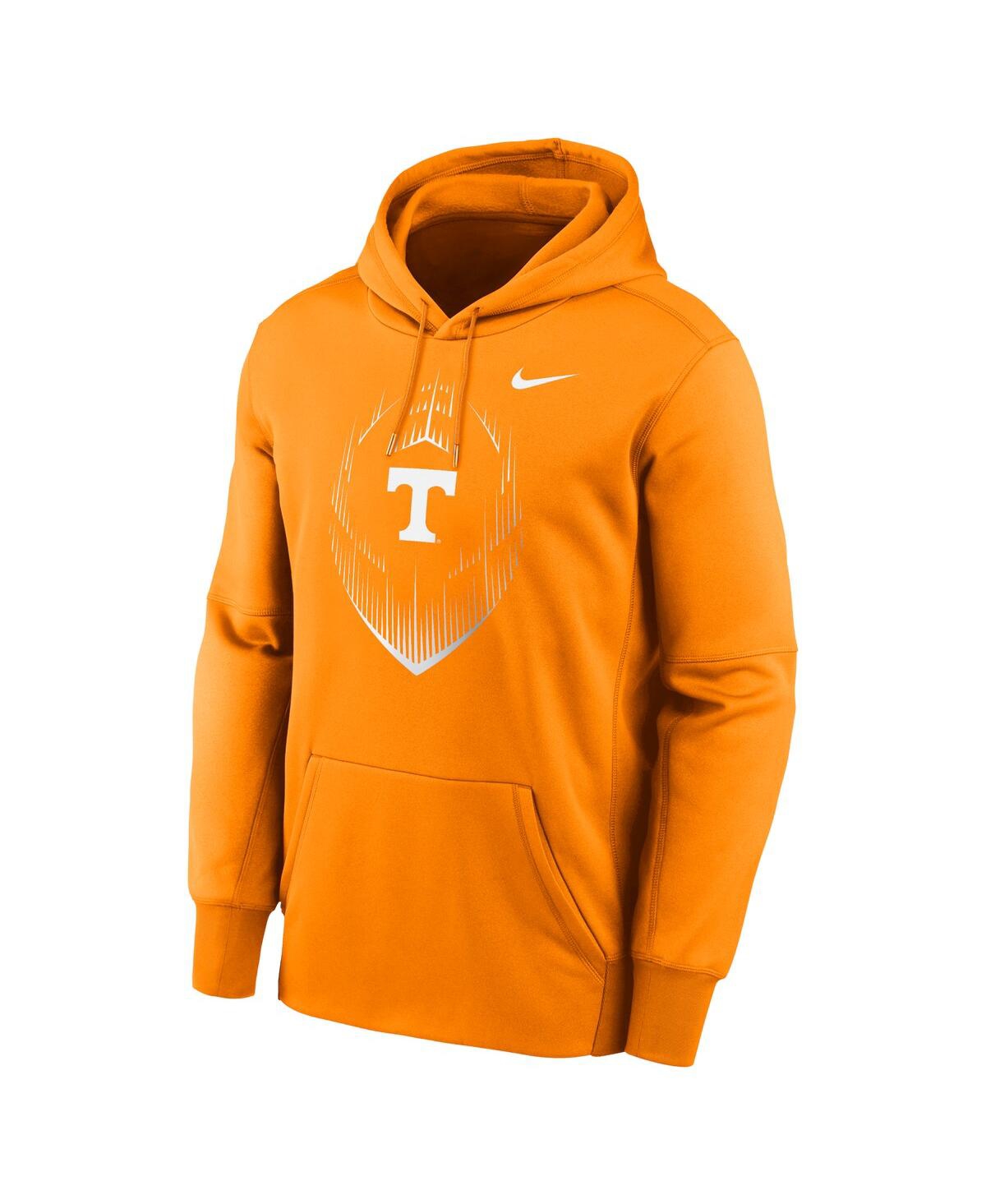 Nike Men'sTennessee Volunteers Football Icon Performance Fleece Pullover Hoodie - Tennessee Orange