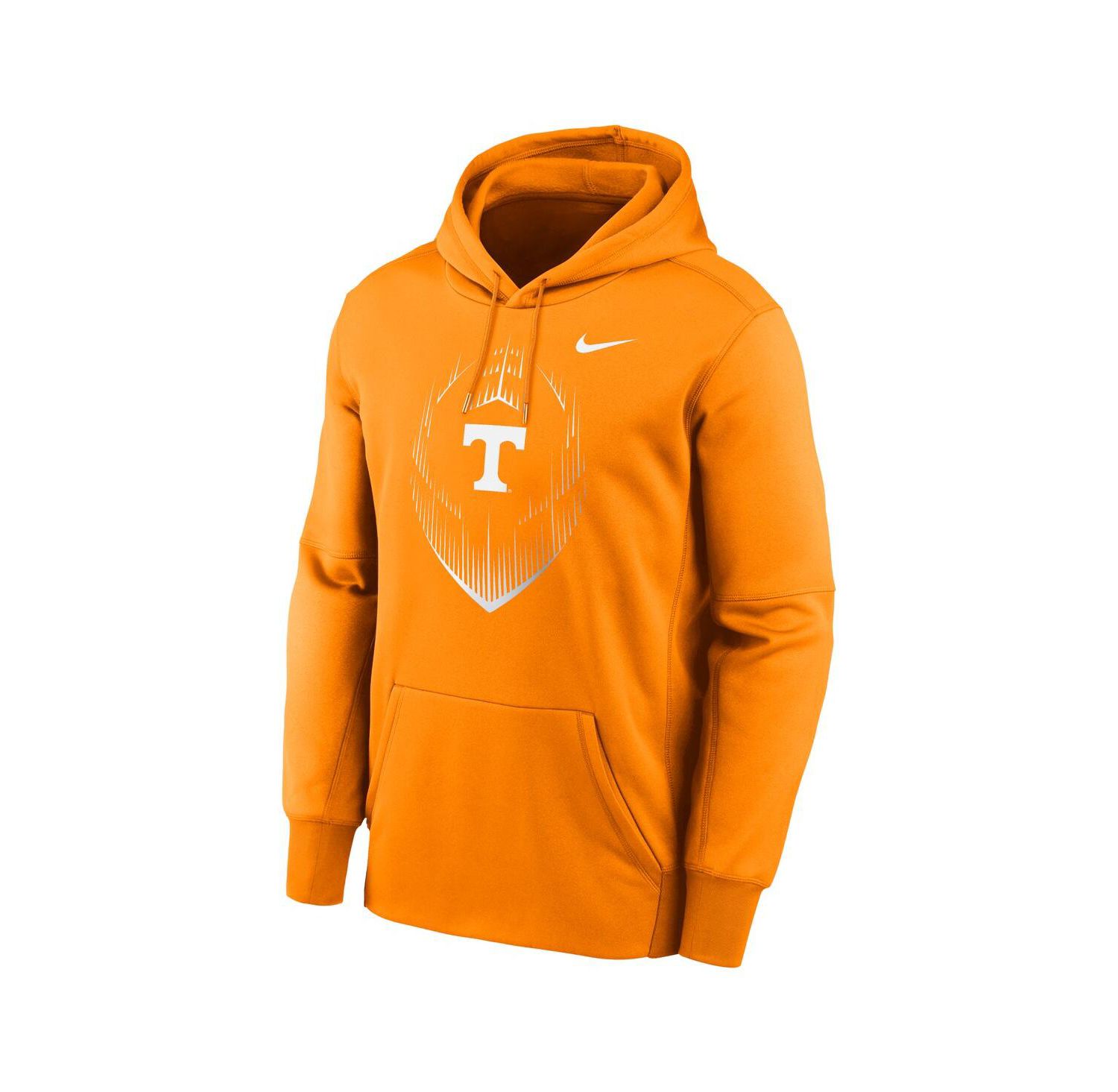 Men's Tennessee Orange Tennessee Volunteers Football Icon Performance Fleece Pullover Hoodie