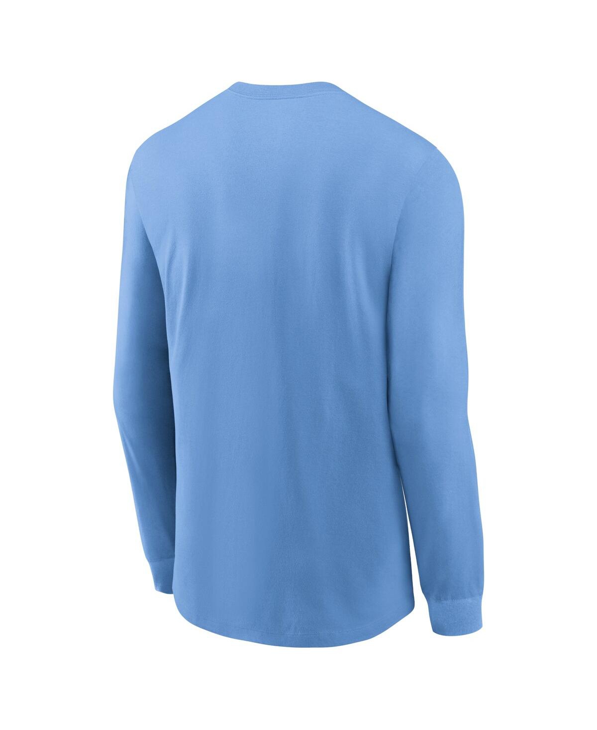 Nike Men's Carolina Blue North Carolina Tar Heels Legacy Primary Logo Long Sleeve T-Shirt