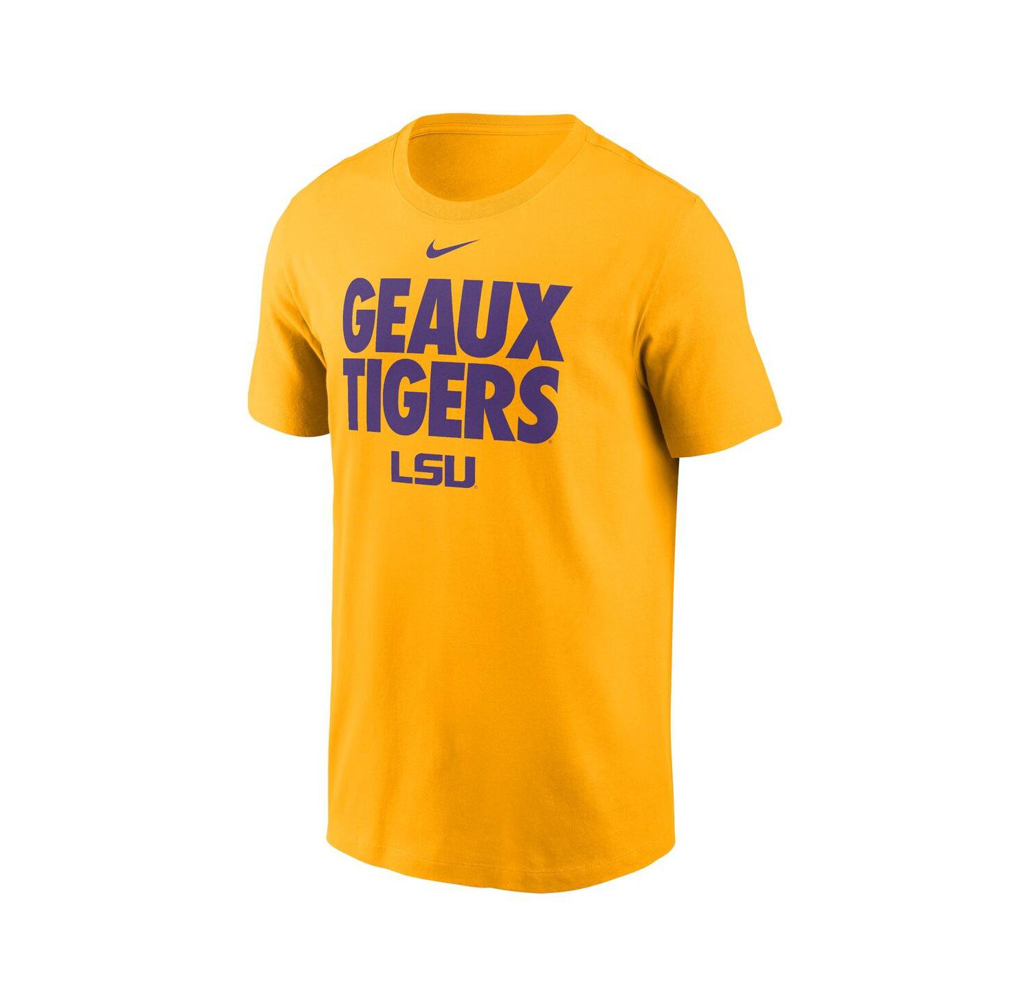 Men's Gold LSU Tigers Local Ultimate Chant T-Shirt