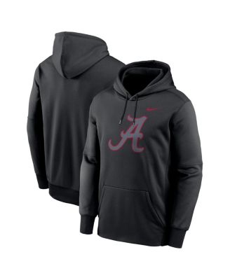 Men's Black Alabama Crimson Tide Color Pop Performance Fleece Pullover Hoodie