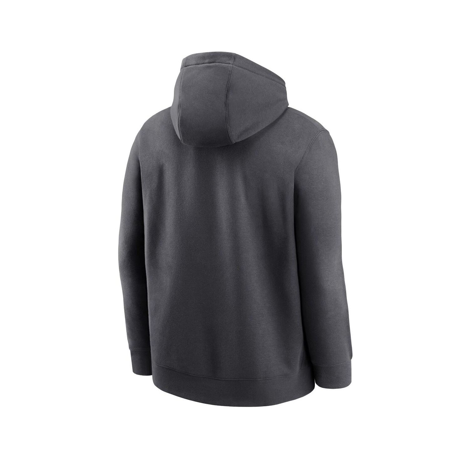 Men's Anthracite Philadelphia Eagles Club Logo Pullover Hoodie