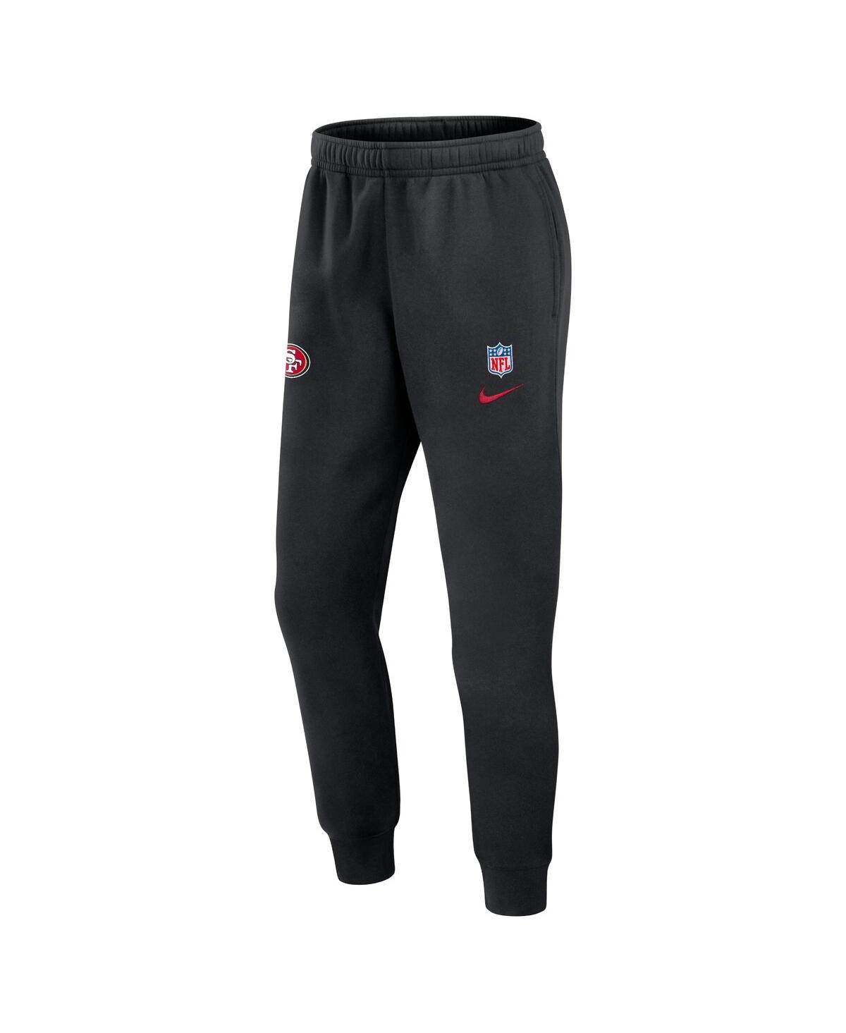 Nike Men'sSan Francisco 49ers 2024 Sideline Club Pants - Black