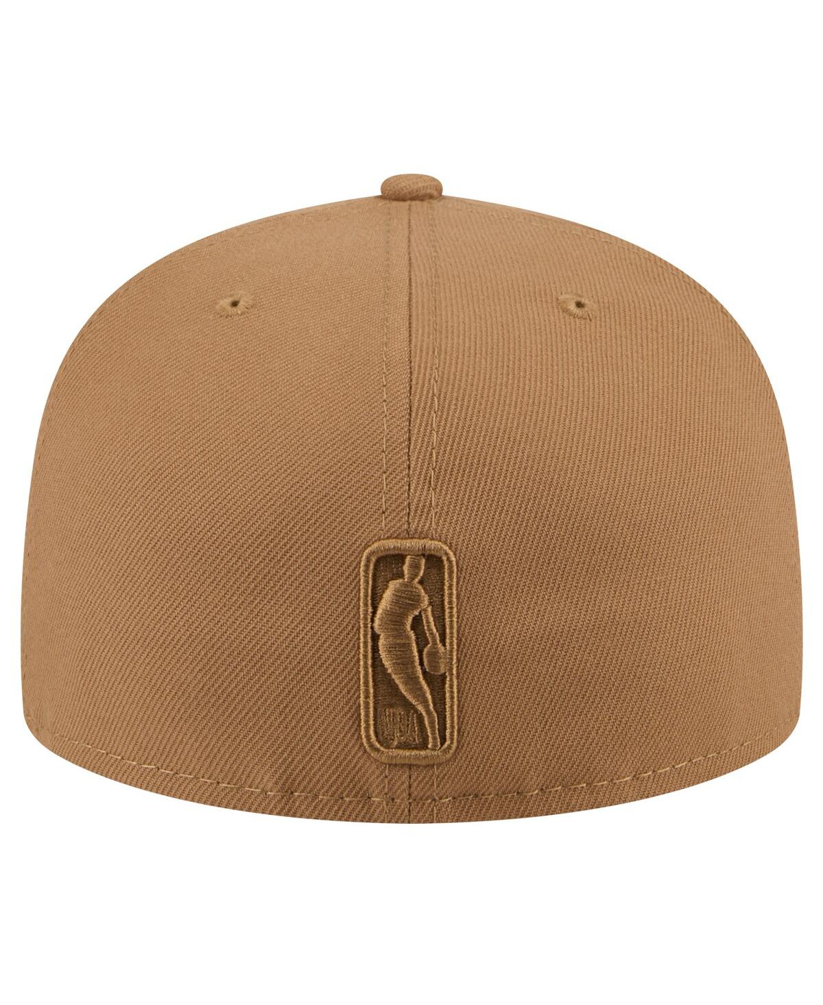New Era Men'sNew York Knicks 59FIFTY Fitted Hat - Tan