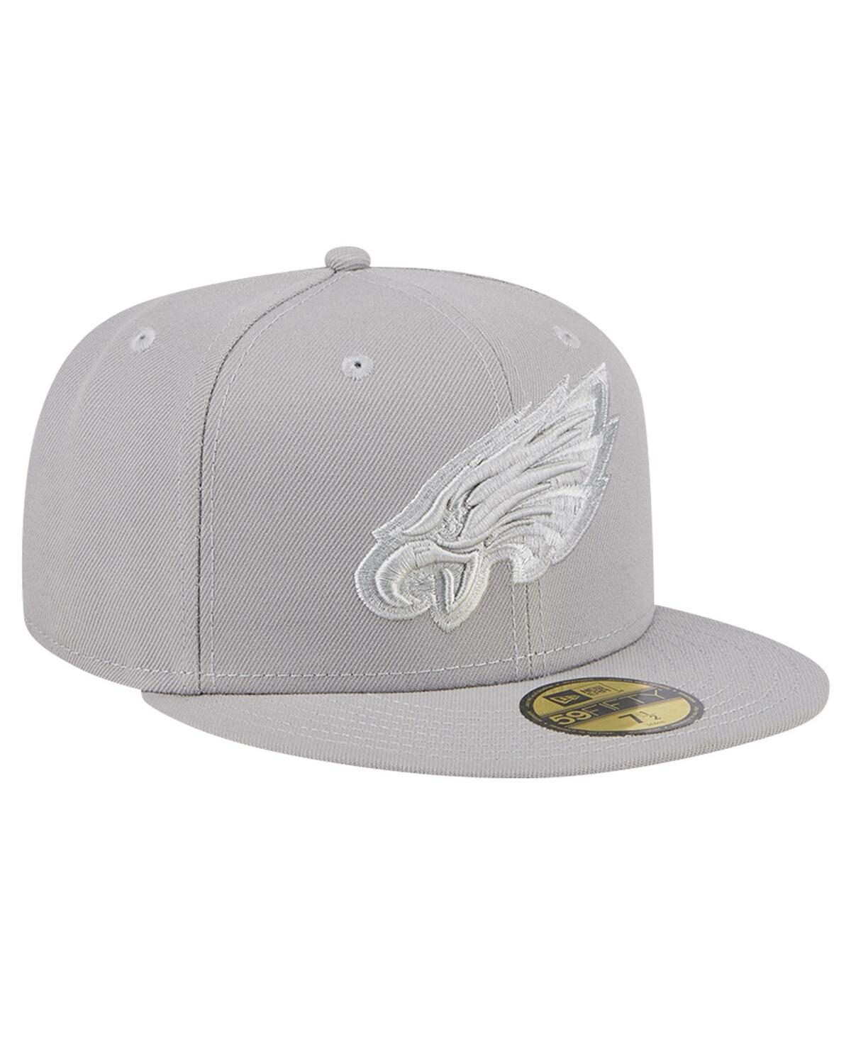 New Era Men'sPhiladelphia Eagles Color Pack 59FIFTY Fitted Hat - Gray