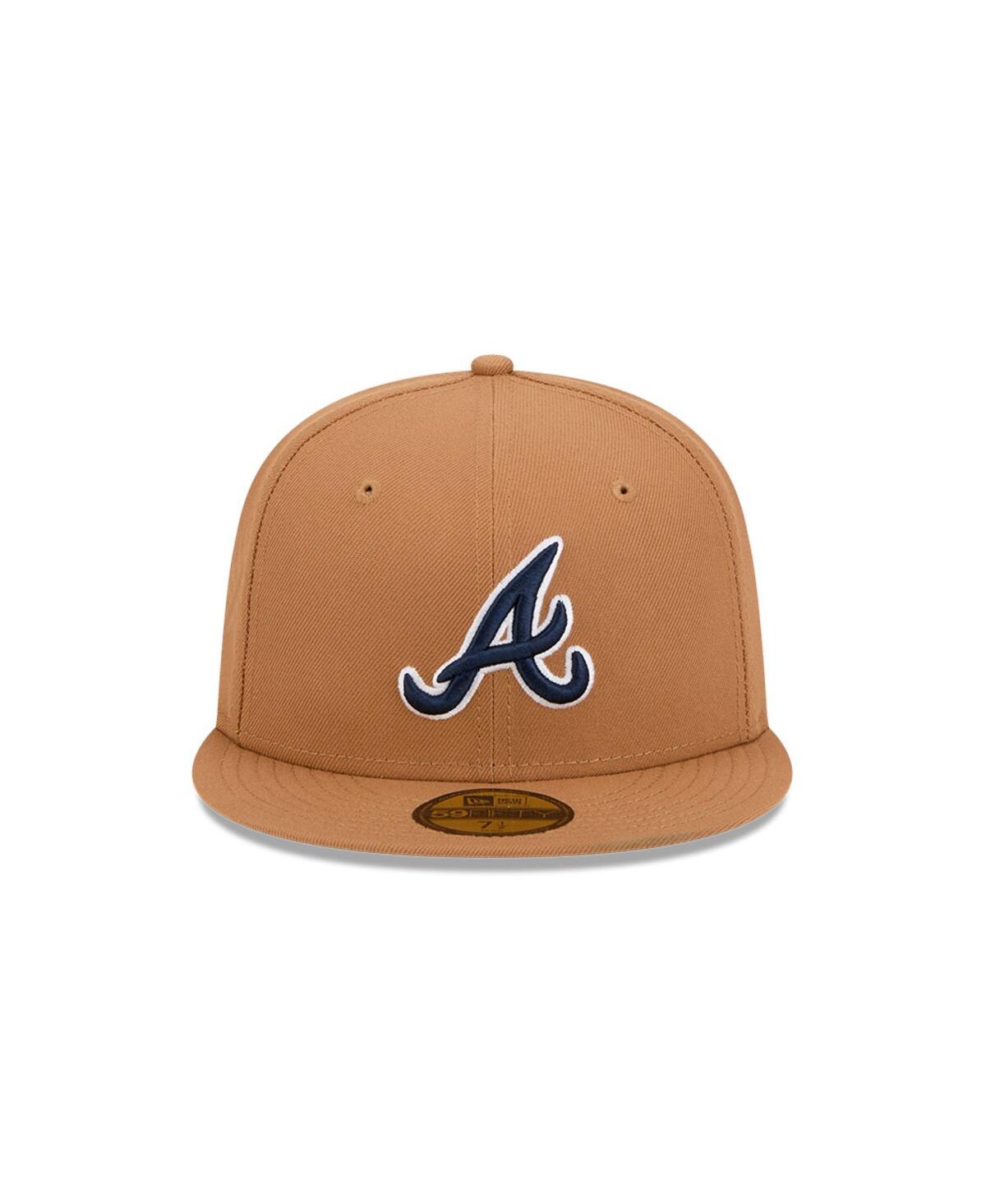 New Era Men'sAtlanta Braves Color Pack 59FIFTY Fitted Hat - Brown