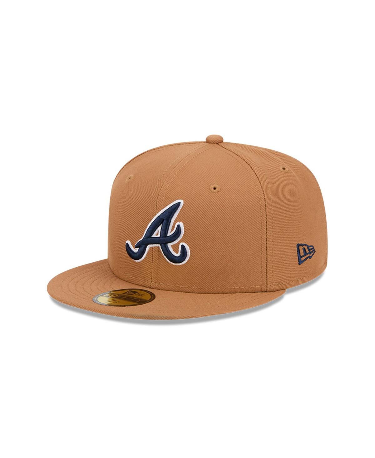 New Era Men'sAtlanta Braves Color Pack 59FIFTY Fitted Hat - Brown