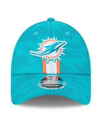 Men's Aqua Miami Dolphins 2024 Sideline 9FORTY Stretch-Snap Hat