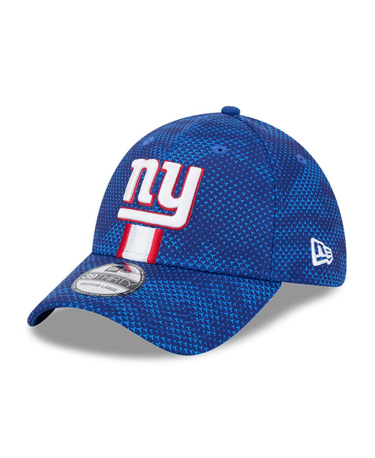 Shop New Era Men's Royal New York Giants 2024 Sideline 39thirty Flex Hat