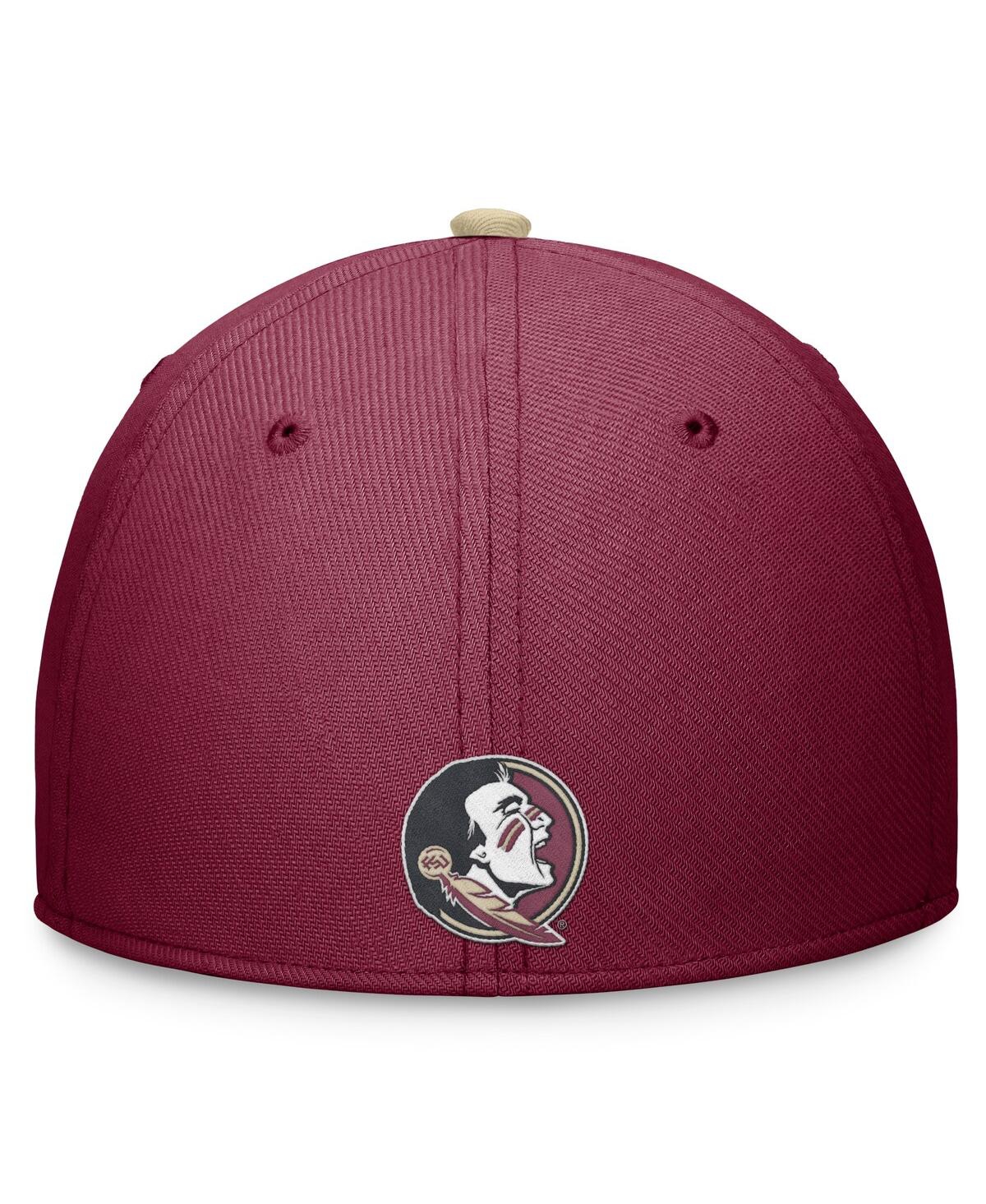 Nike Men'sFlorida State Seminoles Primetime Swoosh Flex Hat - Garnet