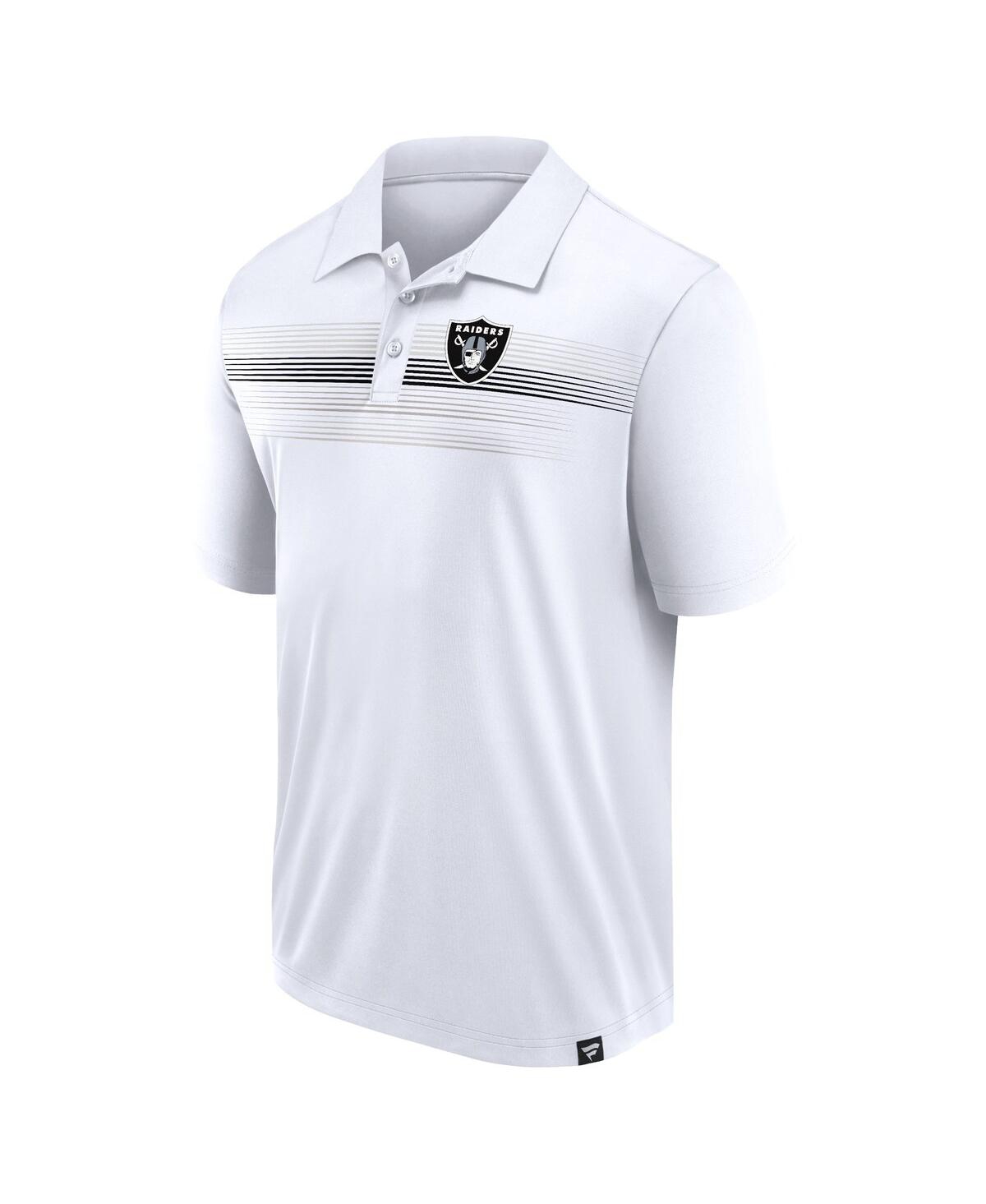 Fanatics Men's White Las Vegas Raiders Big Tall Sublimated Polo In White