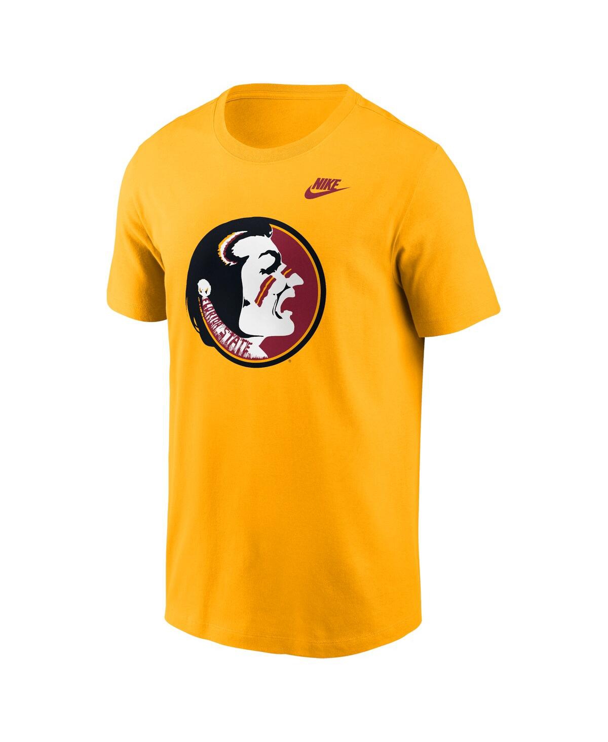 Nike Men's Gold Florida State Seminoles Legacy Alternate Logo T-shirt In Gold