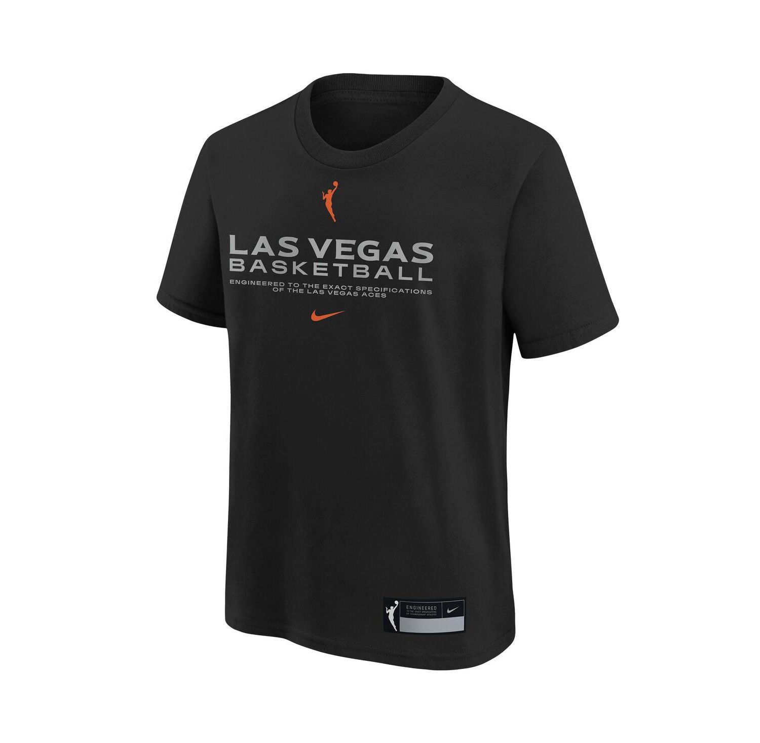Big Boys and Girls Black Las Vegas Aces Legend Practice Performance T-Shirt