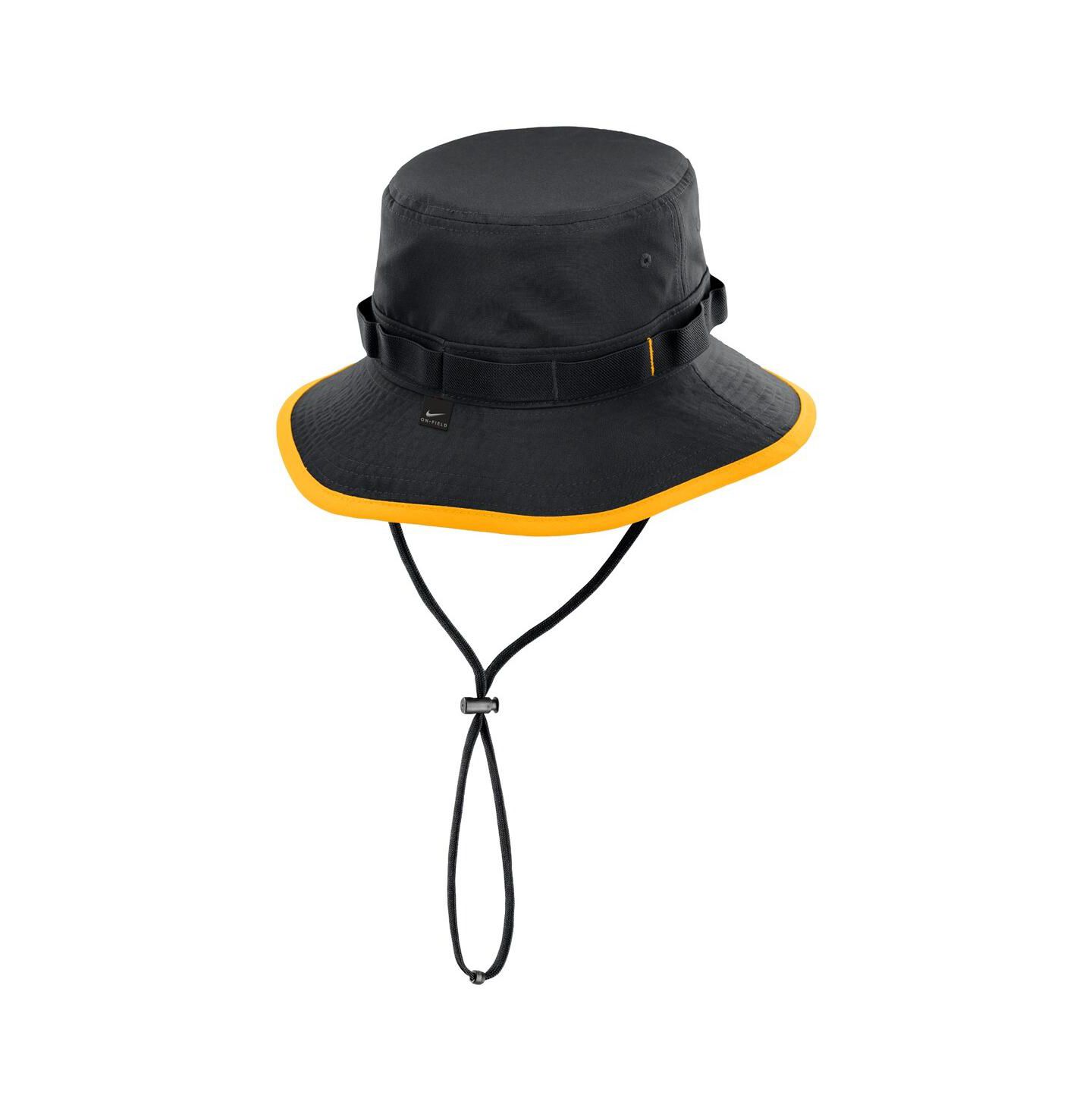 Мужская панама Nike Black Iowa Hawkeyes 2024/25 On-Field Apex Performance Boonie Bucket Hat — фото 2