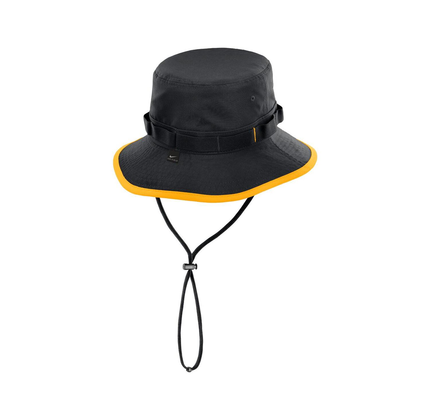 Men's Black Iowa Hawkeyes 2024/25 On-Field Apex Performance Boonie Bucket Hat