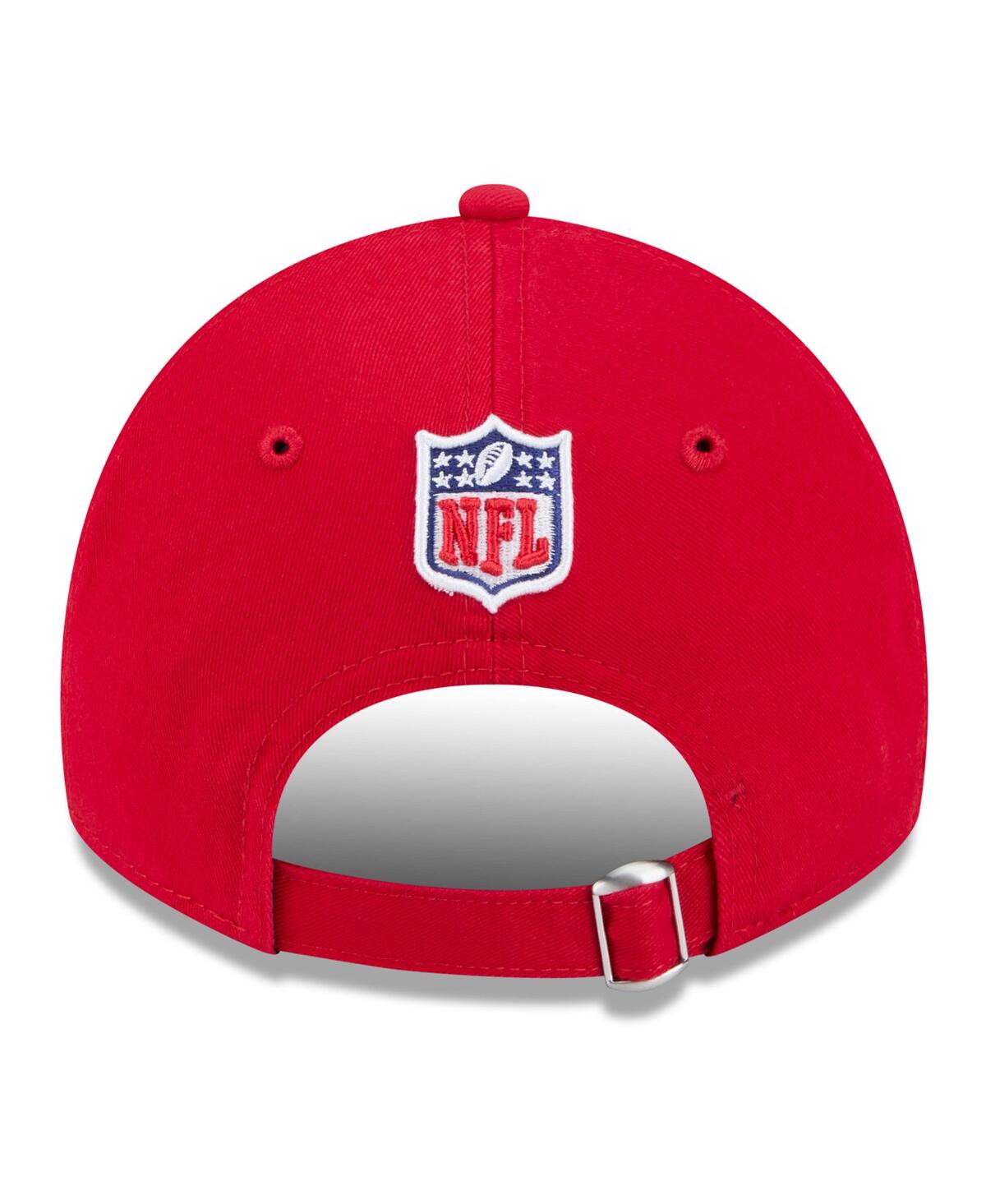 New Era Men's Scarlet San Francisco 49ers 2024 Sideline 9twenty Adjustable Hat In Scarlet
