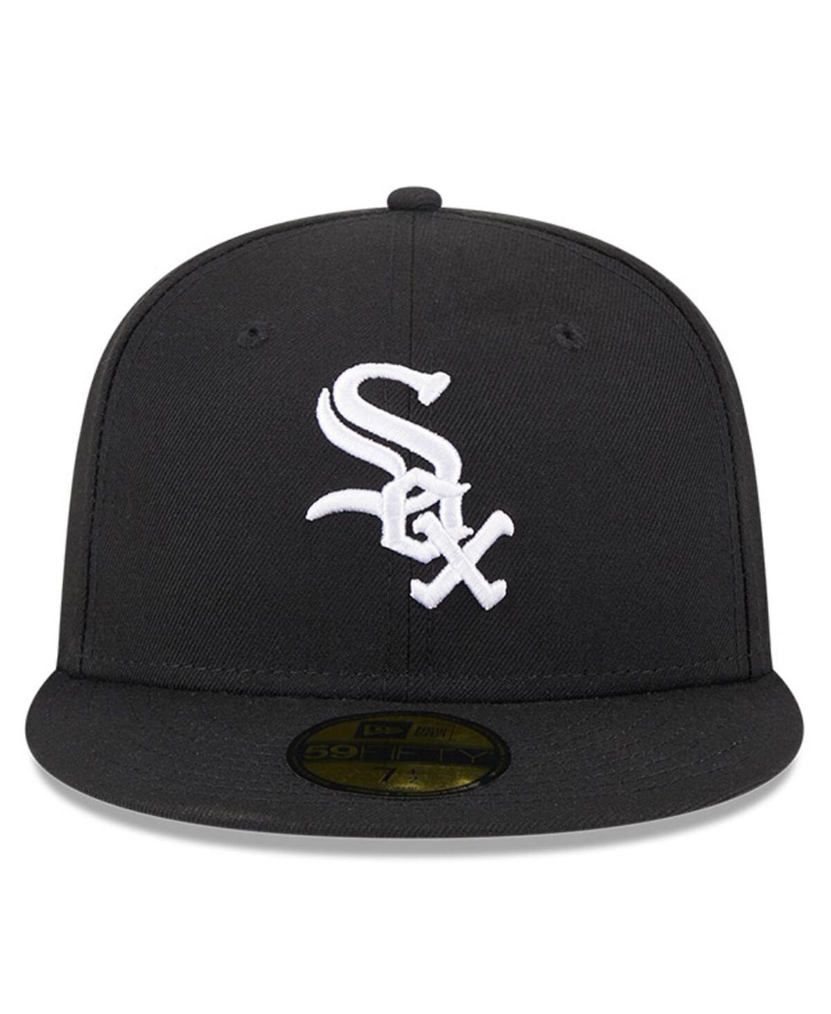 New Era Men'sChicago White Sox National Baseball Hall of Fame 59FIFTY Fitted Hat - Black