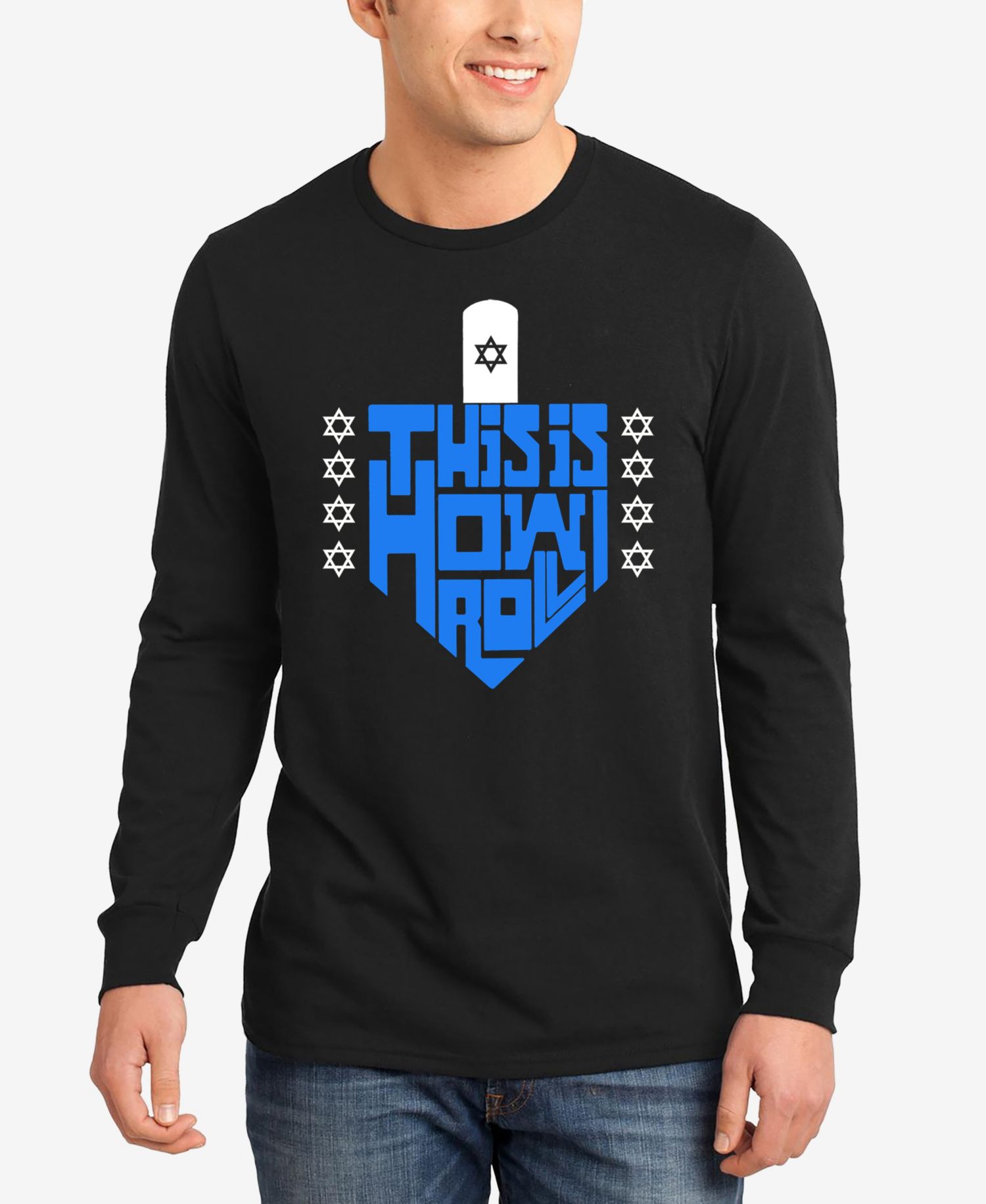 Men's This Is How I Roll Word Art Long Sleeve T-Shirt