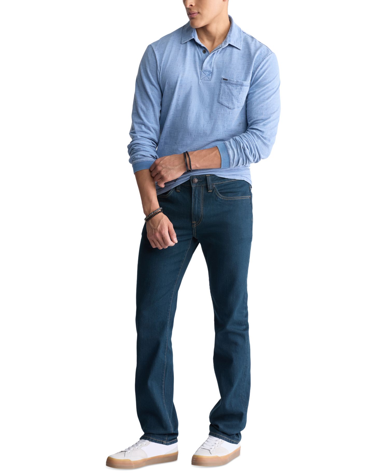 Men's Straight Six Jeans in Tinted Indigo