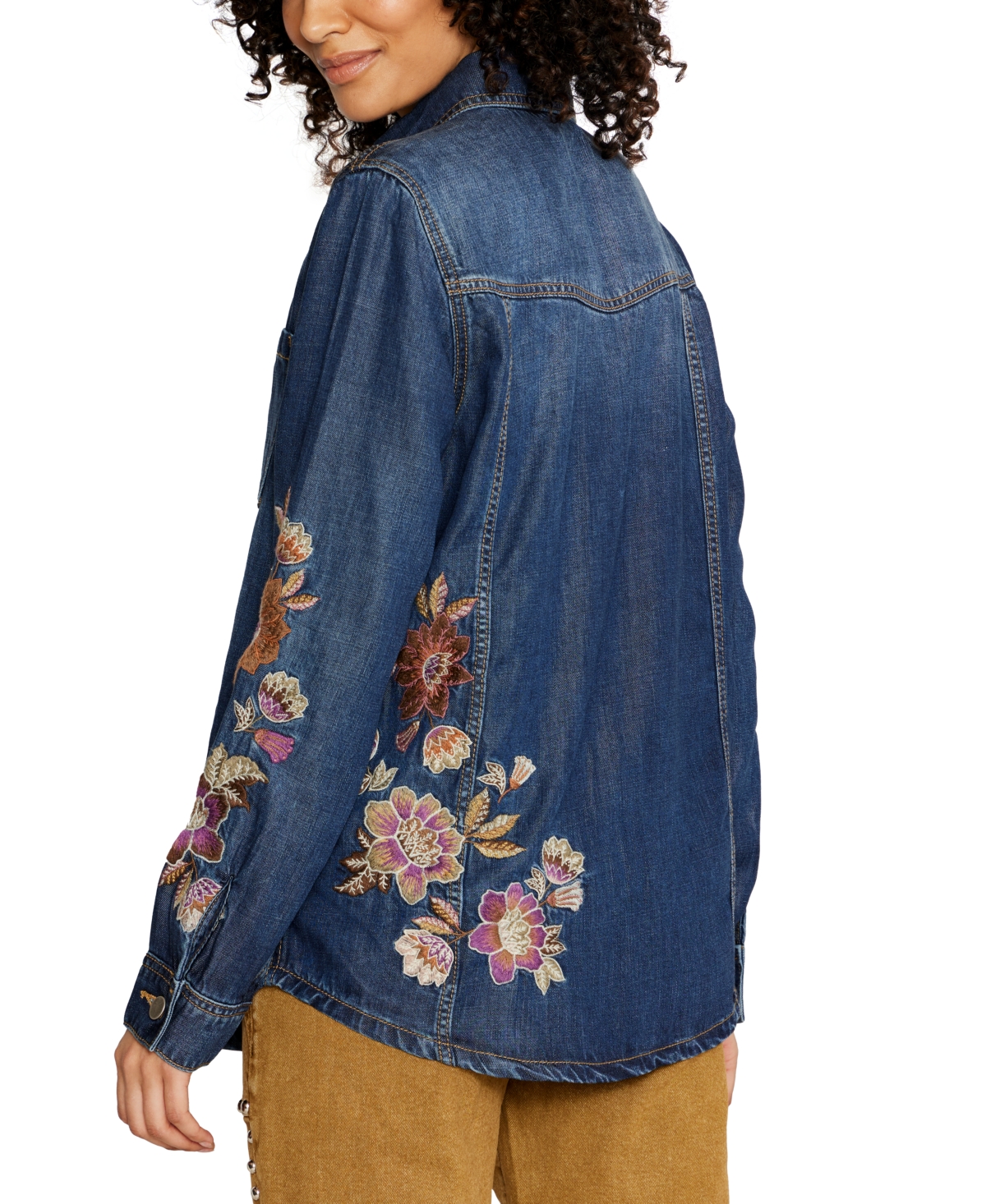 Driftwood Women's Dakota Embroidered Chambray Shirt