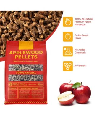 20 Pounds Apple Wood Pellets 100% All-Natural for Pellet Grills