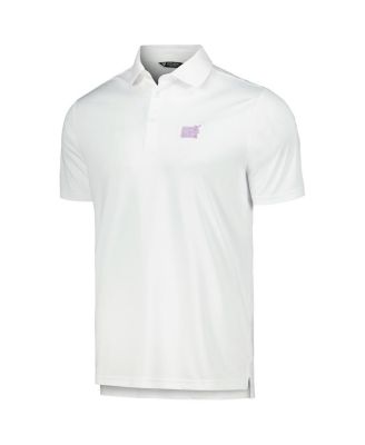 Men's White NHL 2023 Hockey Fights Cancer Core Logo Polo