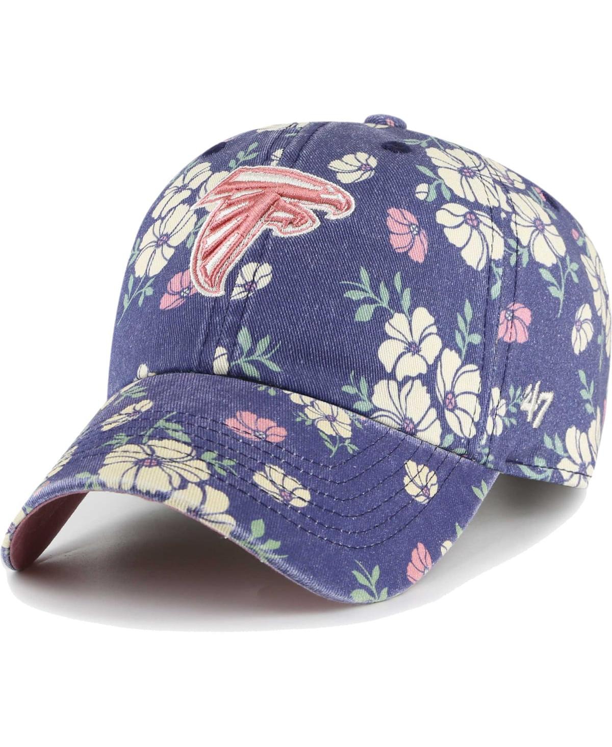 47 Brand Women's Navy Atlanta Falcons Primrose Clean Up Adjustable Hat In Navy