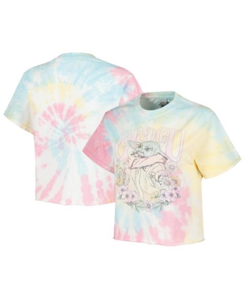 Футболка Mad Engine Blue The Mandalorian Springtime for Baby Yoda Tie-Dye