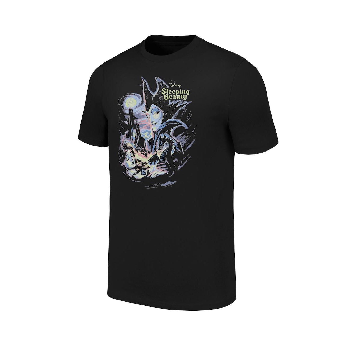 Men's and Women's Black Sleeping Beauty Black Light T-Shirt