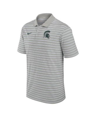 Men's Michigan State Spartans Primetime Victory Striped Performance Polo