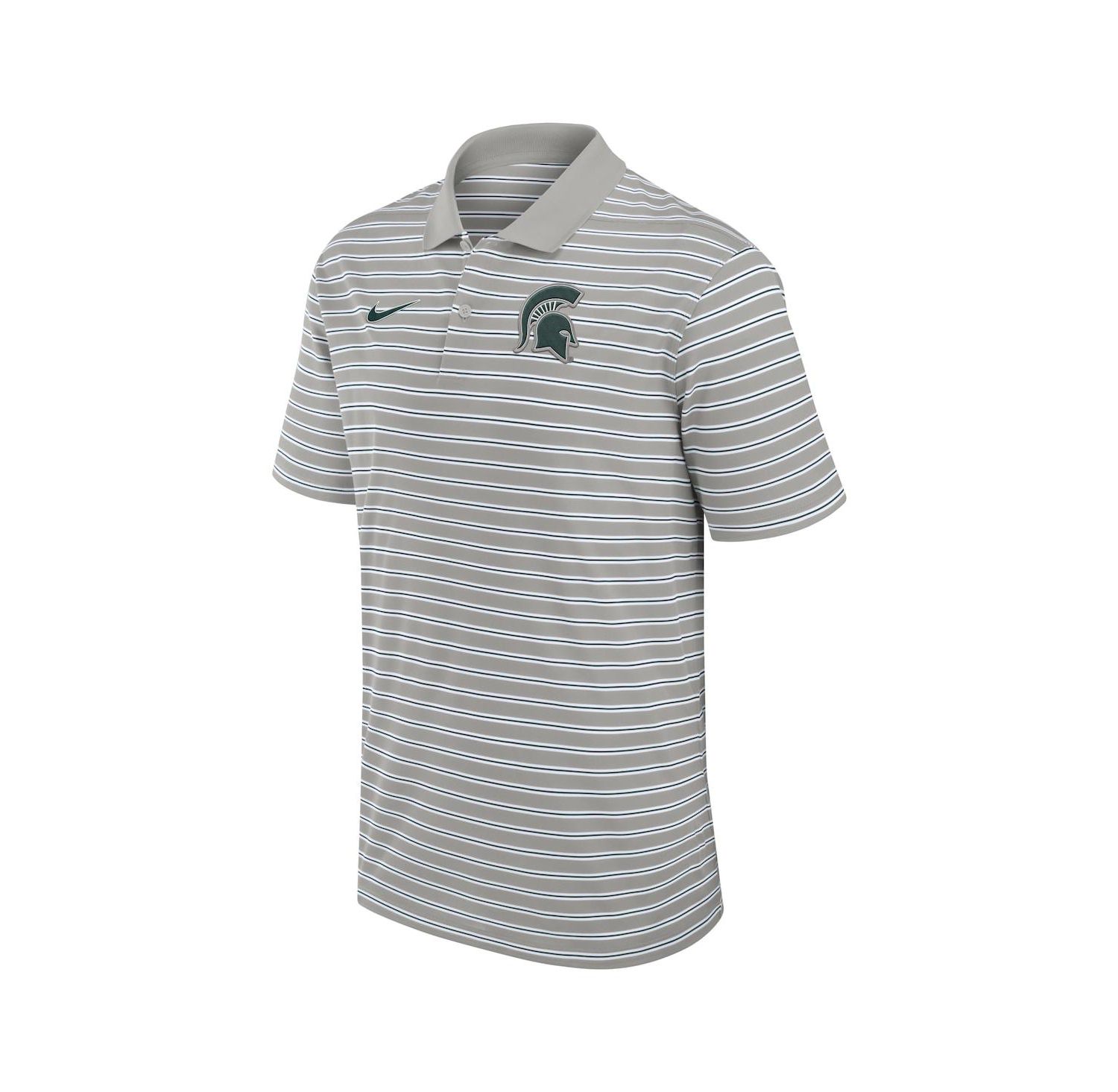 Men's Michigan State Spartans Primetime Victory Striped Performance Polo