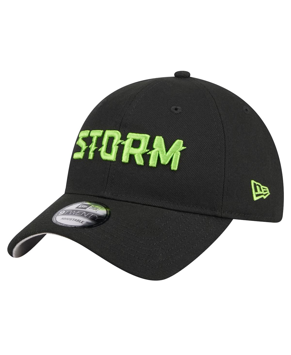 New Era Men's And Women's Black Seattle Storm Rebel Series 9twenty Adjustable Hat In Black