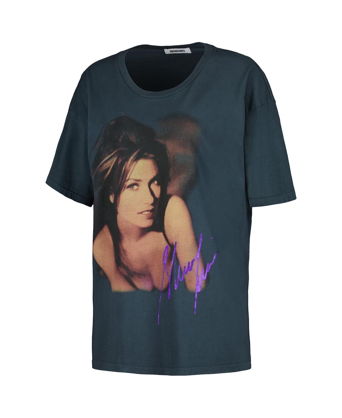 Daydreamer Women's Charcoal Shania Twain Come On Over 1998 Tour Merch T-shirt In Charcoal