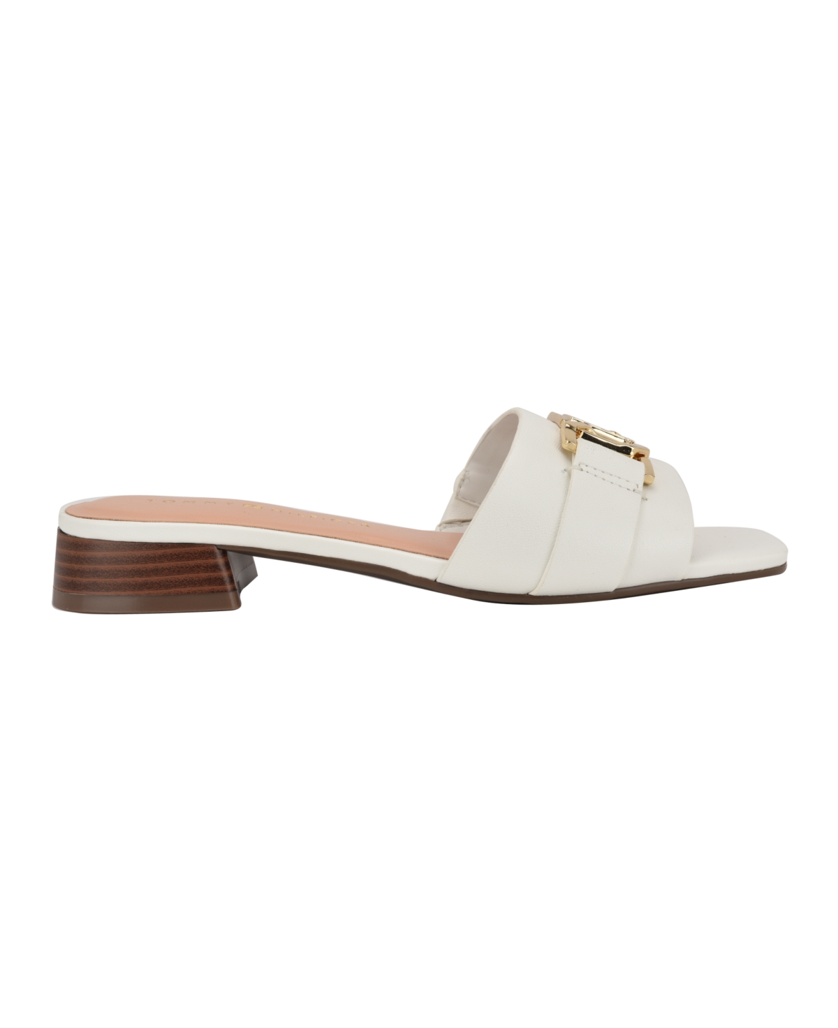 TOMMY HILFIGER WOMEN'S MELIEI BLOCK HEEL SLIDE SANDALS 