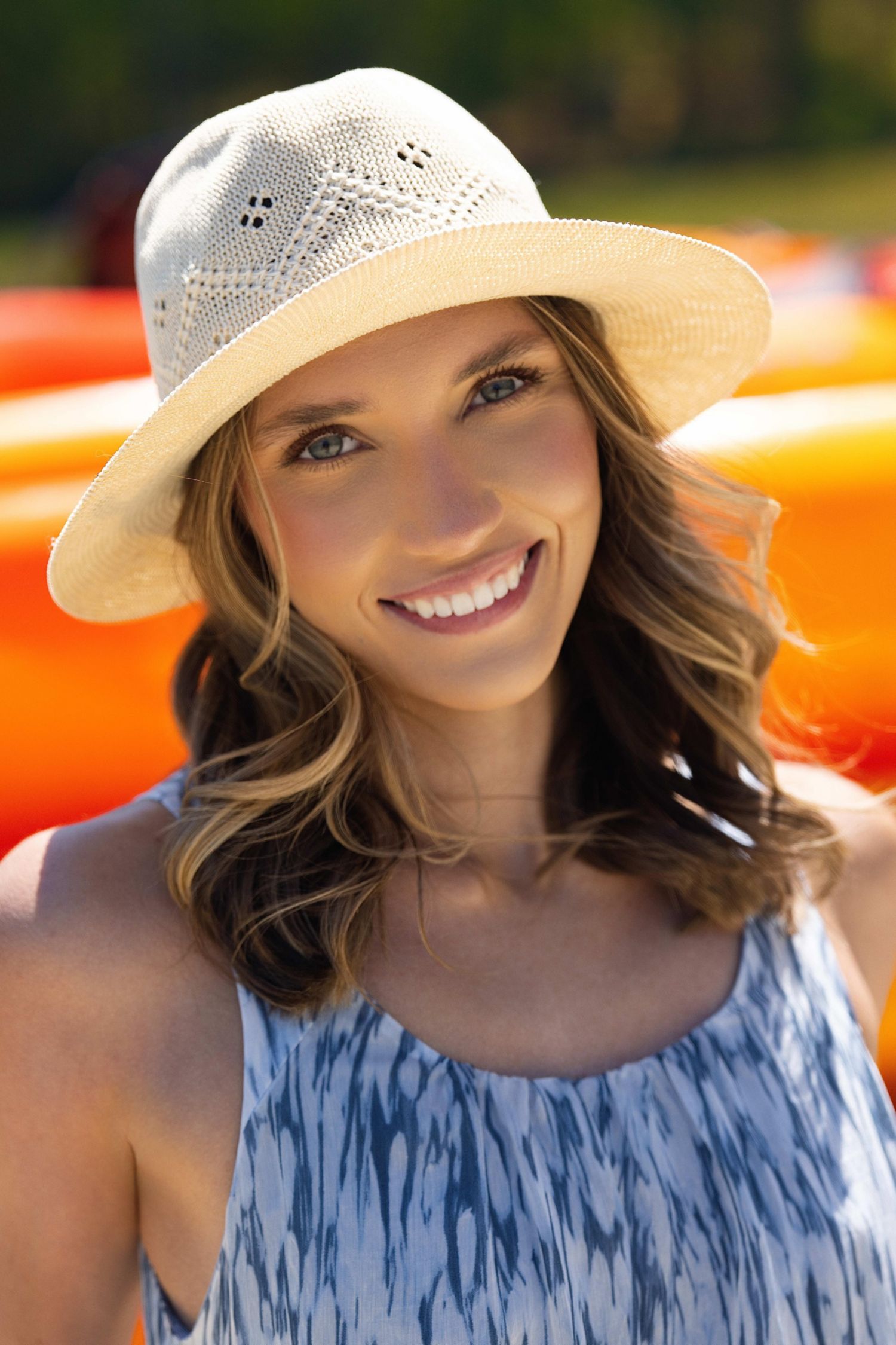 Women's Leather Cord Whetstone Sun Hat