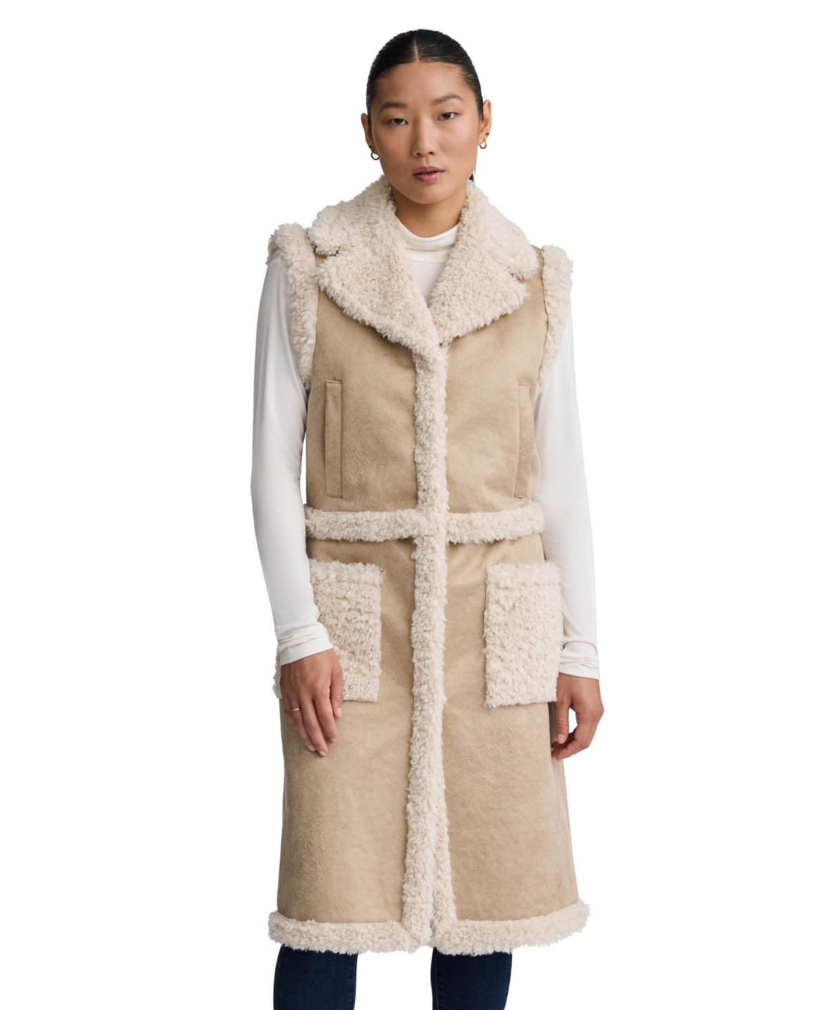Nvlt Women's Shearling 4 In 1 Coat