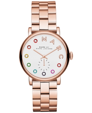 UPC 796483196490 product image for Marc by Marc Jacobs Women's Baker Dexter Rose Gold-Tone Stainless Steel Bracelet | upcitemdb.com
